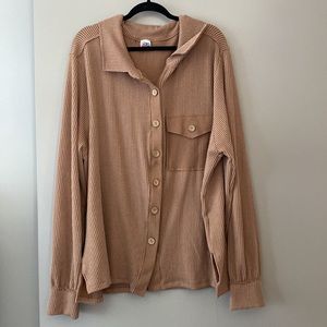 Soft Brown Shacket